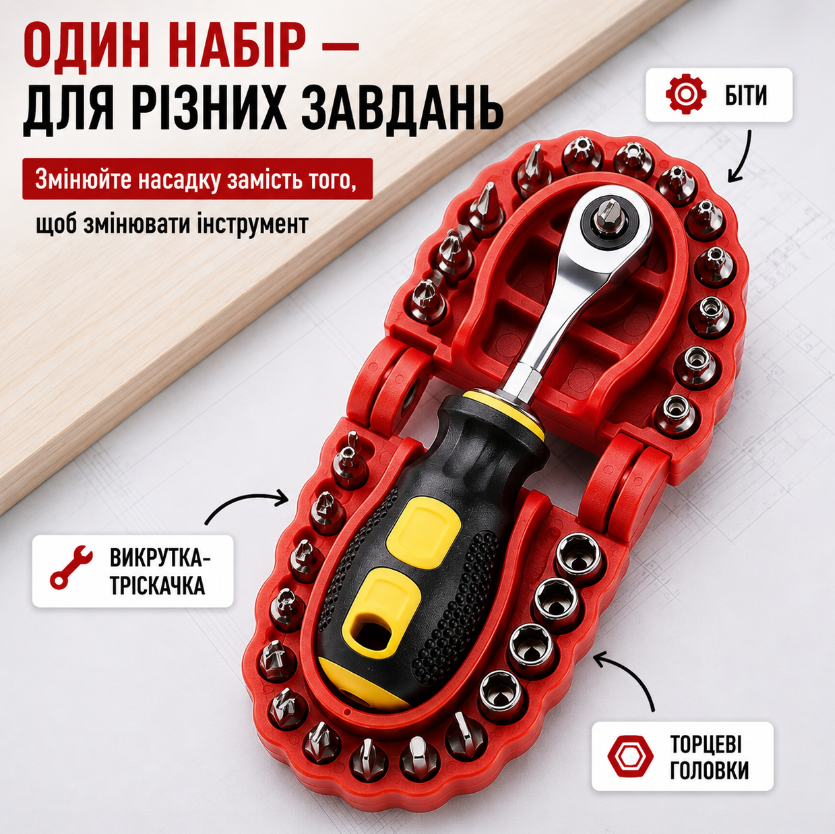 Один набір — для різних завдань